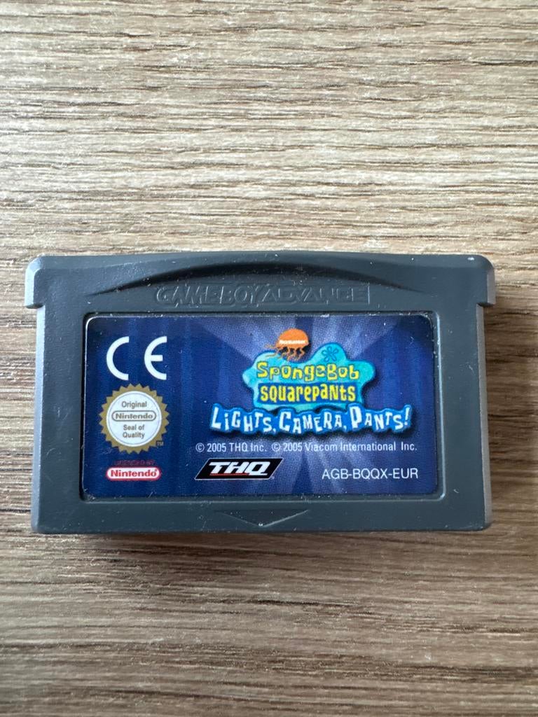 SpongeBob SquarePants: Lights, Camera, Pants! Game Boy Advan, Avontuur en Actie, Gebruikt, 1 speler, Ophalen of Verzenden