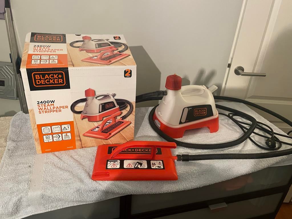 Black+Decker Stoombehangafstomer - Zo goed als nieuw, Ophalen of Verzenden, Gebruikt