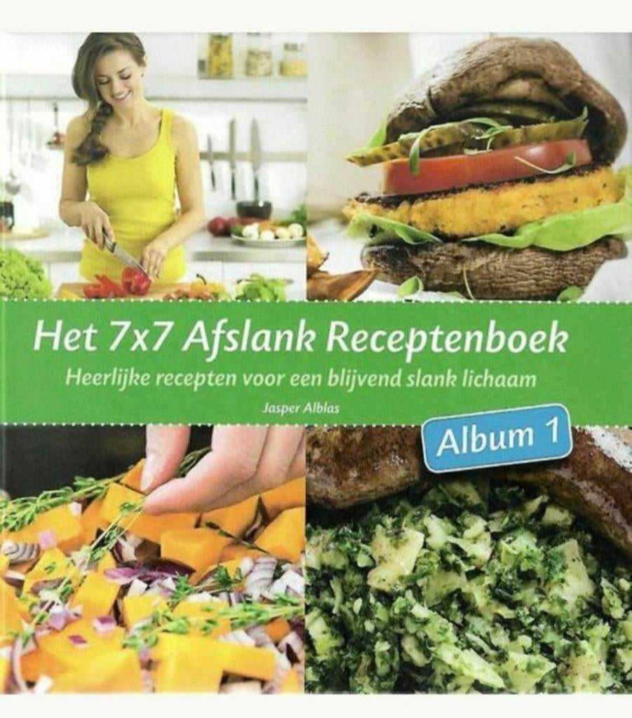 Het 7x7 Afslank Receptenboek Album 1, Boeken, Verzenden, Zo goed als nieuw