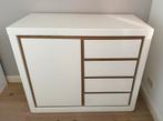 Witte commode babykamer, Kinderen en Baby's, Kinderkamer | Commodes en Kasten, Ophalen, 50 tot 70 cm, 105 cm of meer, 100 cm of meer