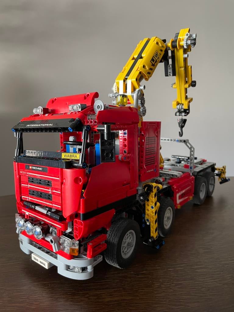 Lego Technic 8258 Kraanwagen en 9397 Boomstammentransport, Ophalen, Gebruikt, Lego, Technic