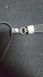 [317] ketting zwart stof zilver, Ophalen of Verzenden, 'T Olde Gre-j, Info@toldegrej.nl, Endepoelstraat 20f Didam