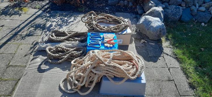 Hennep touw, Watersport en Boten, Accessoires en Onderhoud, Zo goed als nieuw, Overige typen, Ophalen