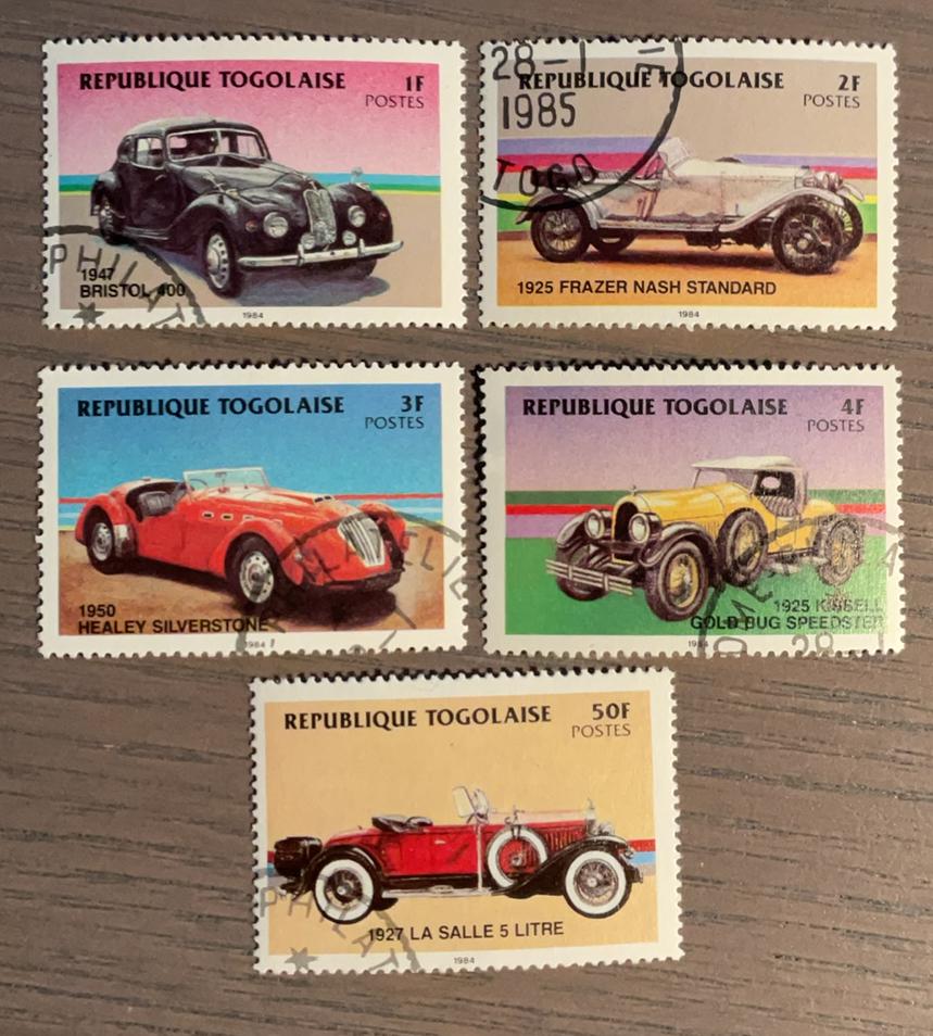 Togo - autos, Ophalen of Verzenden, Gestempeld, Dier of Natuur