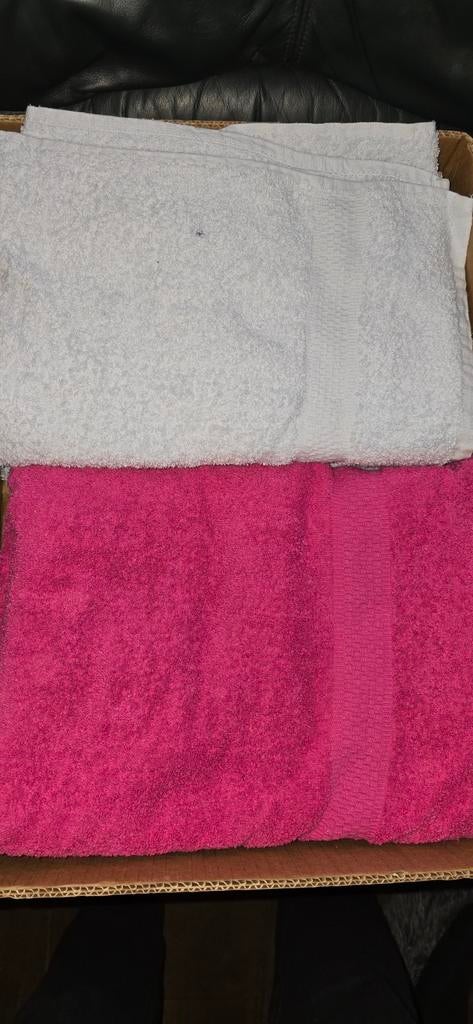 Gebruike grote badhandoeken nog prima voor hondenasiels, Ophalen of Verzenden, Gebruikt