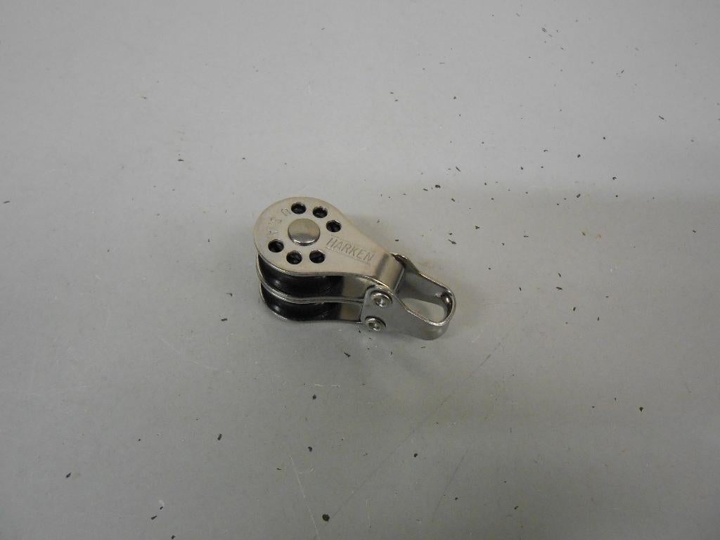 Harken Micro Blok Dubbelschijfs, 6 mm lijn, Watersport en Boten, Accessoires en Onderhoud, Nieuw, Lijn of Blok, Ophalen of Verzenden