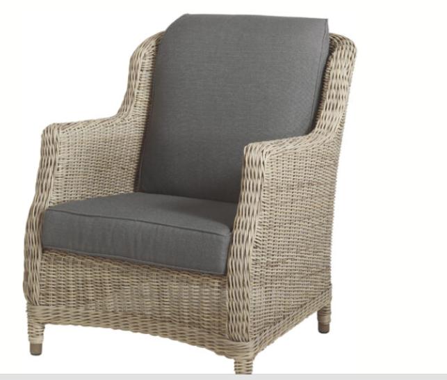 lounge stoel, Tuin en Terras, Tuinsets en Loungesets, Gebruikt, Loungeset, Wicker, Stoel