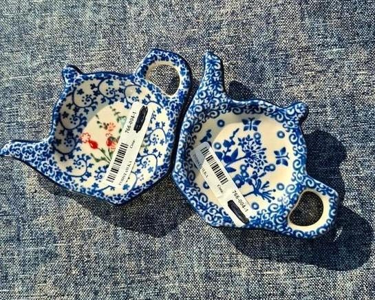 Bunzlau Theetip Theepot 🩵💙🩵, Keramiek, Nieuw, Ophalen of Verzenden, Schaal of Schalen