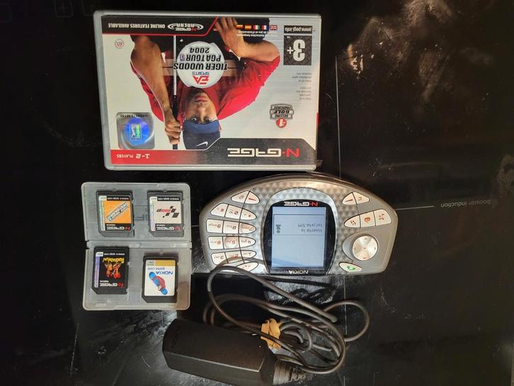 Nokia N-Gage QD met 5 games en oplader, Spelcomputers en Games, Spelcomputers | Overige, Gebruikt, Ophalen of Verzenden