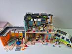 PLAYMOBIL School 71327 met Gymzaal en Schoolbus, Ophalen of Verzenden, Zo goed als nieuw, Complete set