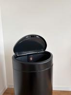 Brabantia prullenbak 40 liter zwart, Ophalen, Gebruikt, 50 tot 75 cm, 40 liter of meer