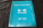 Kawasaki KX125 1973 motorcycle parts catalogue KX 125, Ophalen of Verzenden, Overige merken