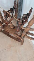 spinnenwiel, Ophalen, Gebruikt, Spinnewiel