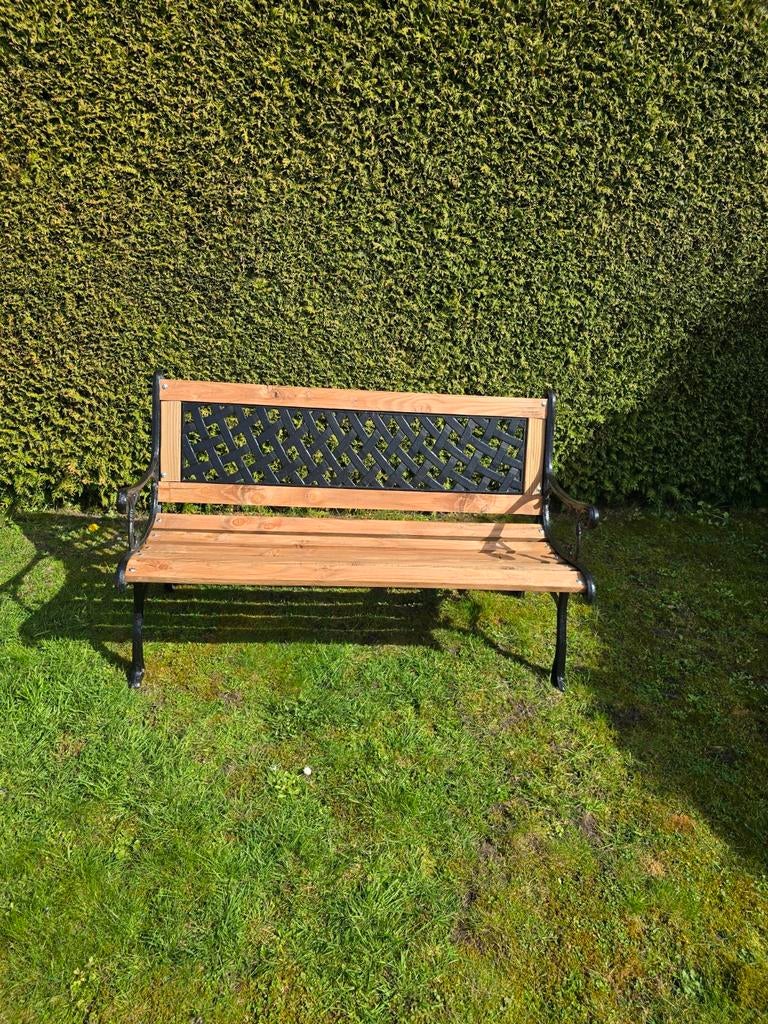 Tuinbankje Gietijzer, Ophalen, Gebruikt, Metaal