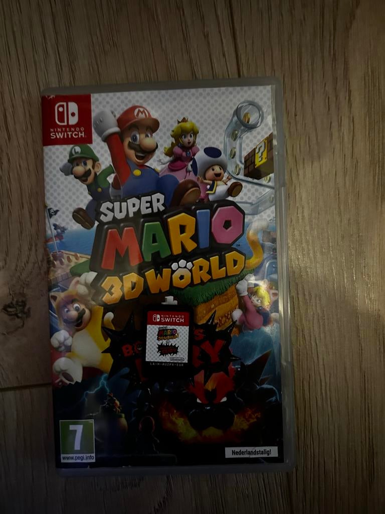 Super Mario 3D World + Bowser's Fury Nintendo Switch, Spelcomputers en Games, Games | Nintendo Switch, Gebruikt, Eén computer