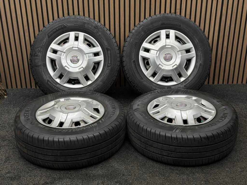 Originele 15 inch Fiat Ducato Camper 5x118 ET68 215/70/15, Ophalen, 215 mm, 15 inch, .