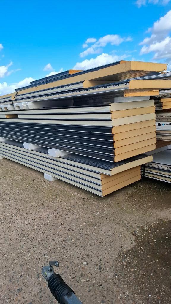 Wandpanelen Falk, diverse lengtes en kleuren100 mm dik, Doe-het-zelf en Verbouw, Platen en Panelen, Ophalen