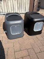 2 grote kattenbakken, Ophalen, Zo goed als nieuw