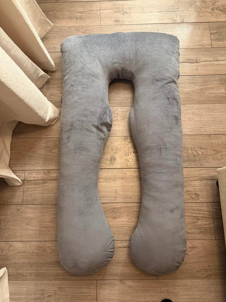 Zwangerschaps kussen, Ophalen, Zo goed als nieuw, Grijs, Rechthoekig