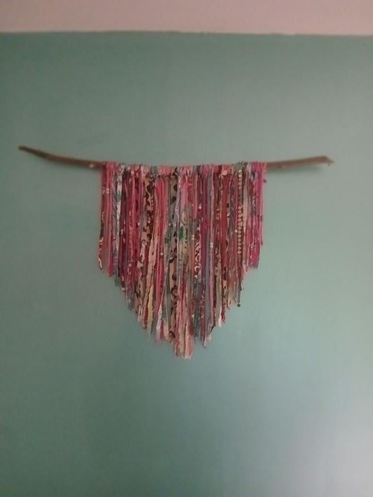 Ibiza Boho Wanddecoratie - Handgemaakt voor Binnen/Buiten, Ophalen, Meerkleurig, Textiel, Nieuw