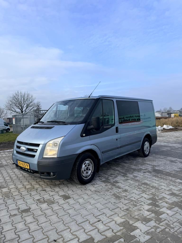 Ford Transit 2.2 330S dubbel cabine bus MARGE!, Voorwielaandrijving, 4 cilinders, 2000 kg, Origineel Nederlands