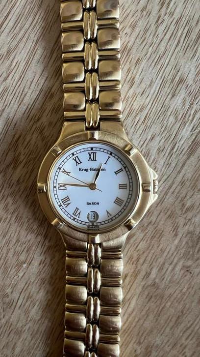 Krug Baümen Baron Gents heren horloge, Ophalen of Verzenden, Zo goed als nieuw