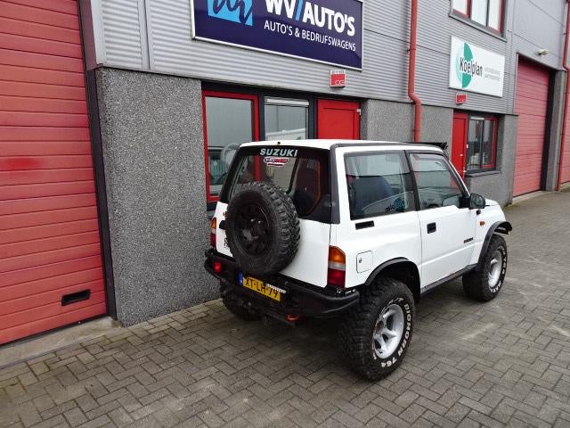 Suzuki Vitara 1.6 JX Metal Top fun 4 x 4 verhoogd lier snork, Lederen bekleding, Wit, Bedrijf, Handgeschakeld