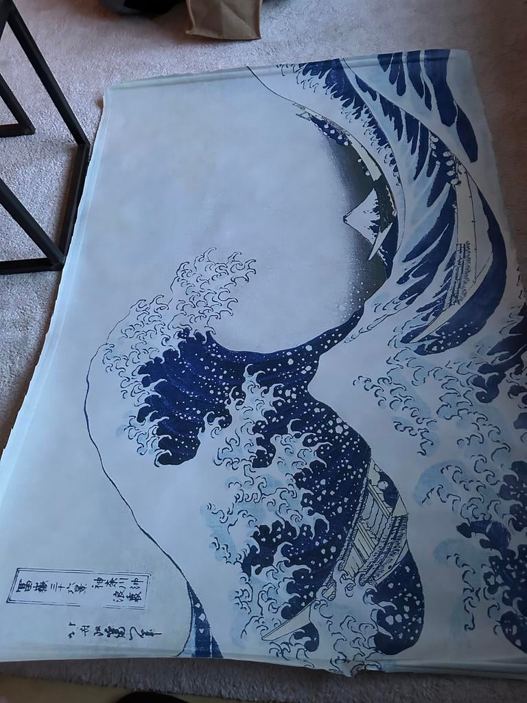The Great Wave off Kanagawa Poster - 100x140cm, Ophalen, Deurposter of groter, Rechthoekig Liggend, Nieuw