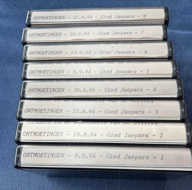 Cassettebandjes met gesproken tekst - Diverse titels, Cd's en Dvd's, Cassettebandjes, Zo goed als nieuw, Voorbespeeld, Overige genres