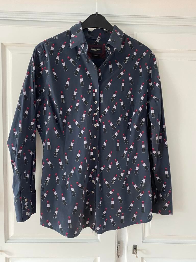 Blouse Cavallaro, Kleding | Dames, Blouses en Tunieken, Ophalen of Verzenden, Zo goed als nieuw, Maat 46/48 (XL) of groter, Blauw