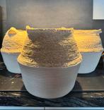 Drie mooie rieten manden., Huis en Inrichting, Woonaccessoires | Schalen en Manden, Mand, Rond, Nieuw, Ophalen of Verzenden