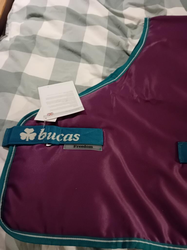 Bucas deken Freedom Twill Sheet 100-130 paars zomerdeken 0 g, Bucas, Nieuw, Paars, Deken