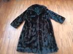 Lange donker bruine bontjas, Kleding | Dames, Jassen | Winter, Ophalen of Verzenden, Zo goed als nieuw, Maat 42/44 (L), Bruin