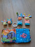Playgro Jungle Wrist Rattle and Foot Finder & knisperboekje, Ophalen of Verzenden, Overige typen