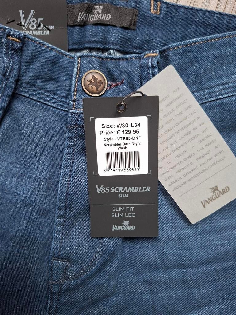 VANGUARD V85 slimfit jeans W30 L34, Blauw, Nieuw, W32 (confectie 46) of kleiner, Ophalen of Verzenden