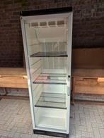 Hoge koelkast met glazen deur - Functioneel, Ophalen, Gebruikt, Zonder vriesvak, 160 cm of meer