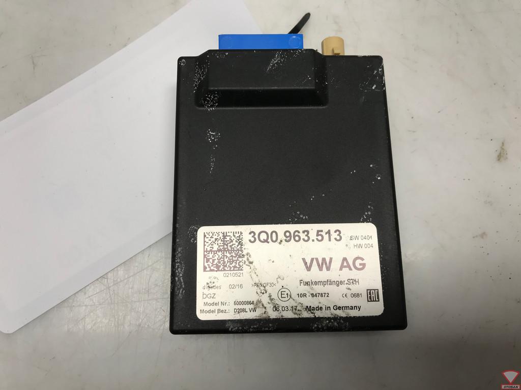 vw touareg golf 7 vag standkachel module 3q0963513