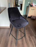 Gloednieuwe set van 2 zwarte barkrukken, Huis en Inrichting, Barkrukken, Ophalen, Kunststof, Nieuw, 90 cm of meer