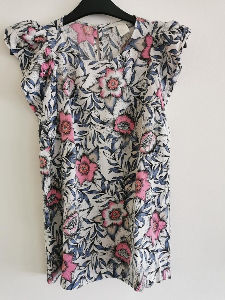 H&M blouse met volants mt. 40, Kleding | Dames, Blouses en Tunieken, Maat 38/40 (M), H&M, Overige kleuren, Verzenden