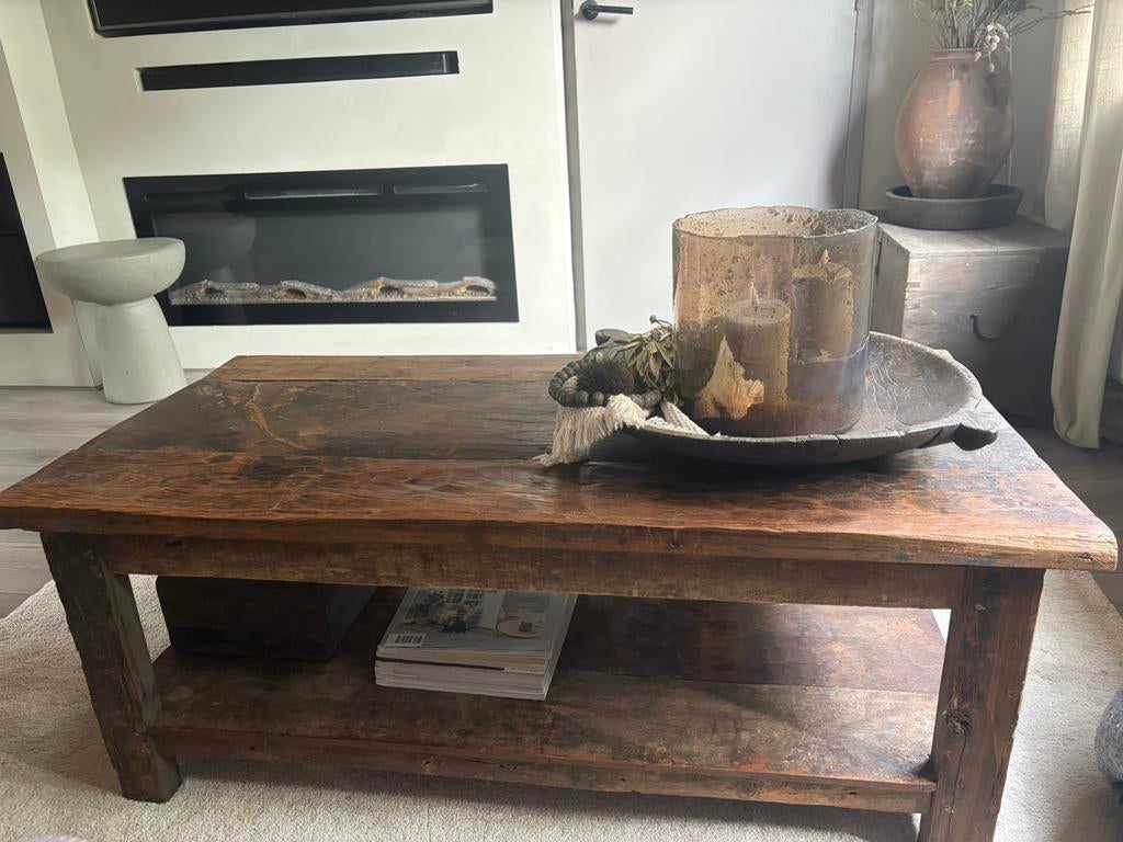 Aura Peeperkorn racktable salontafel, Ophalen, 100 tot 150 cm, 50 tot 100 cm, Zo goed als nieuw