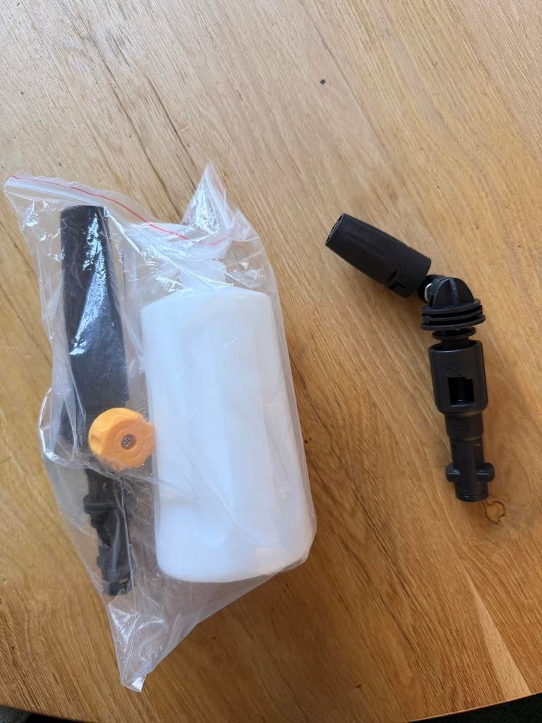 Kärcher K2 K3 K4 K5 autowasset foamgun en 360 graden nozzle, Ophalen of Verzenden, Zo goed als nieuw, Overige typen