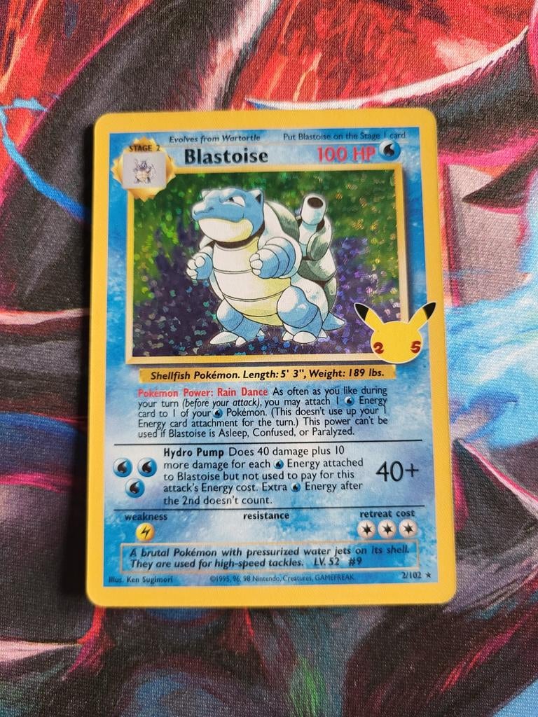 Blastoise - Celebrations #2/102, Ophalen of Verzenden, Zo goed als nieuw