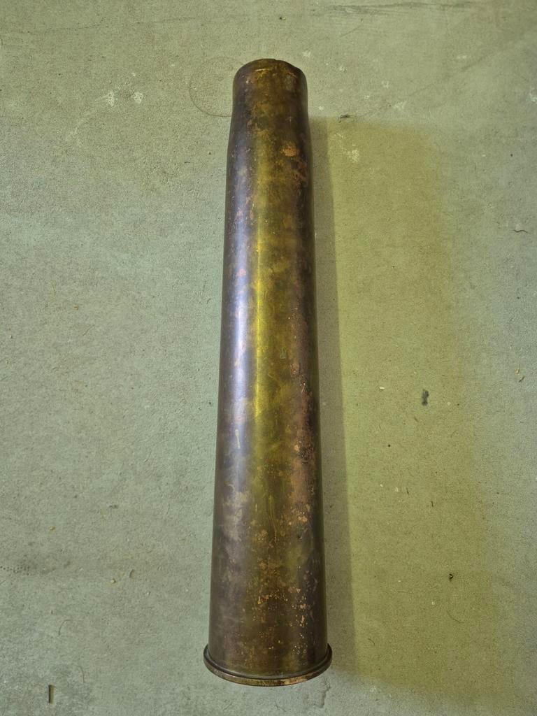 Koperen huls 67cm hoog 1943, Ophalen, Engeland, Hulzen of Bodemvondsten