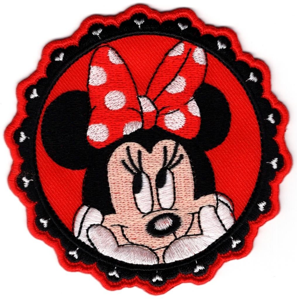 Minnie Mouse stoffen opstrijk patch embleem #12, Verzenden, Nieuw, Overige typen