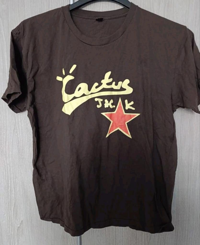 Cactus Jack T-shirt  - Maat XL, Kleding | Heren, T-shirts, Bruin, Maat 56/58 (XL), Cactus Jack, Ophalen of Verzenden