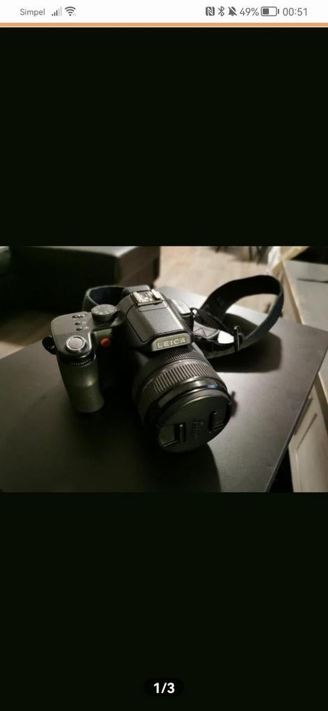 'T. K.  LEICA V LUX 1, goede staat met zoomlens, Ophalen of Verzenden, Overige Merken, 8 keer of meer