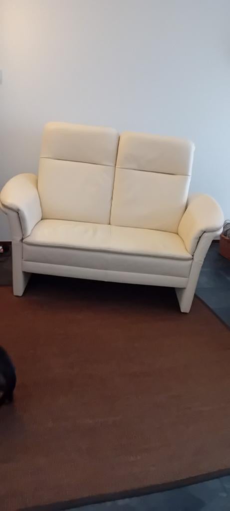 2-zits bankje Prominent leder, Huis en Inrichting, Ophalen, Gebruikt, 150 tot 200 cm, Tweepersoons