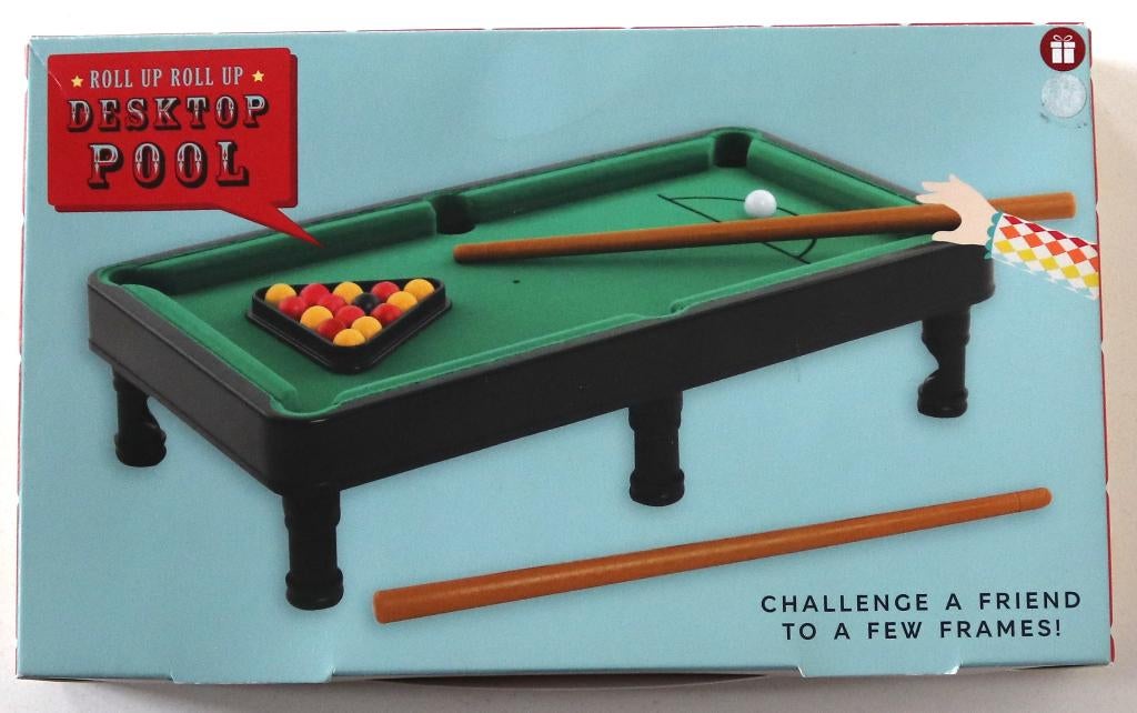 Desktop Pooltafel, Een of twee spelers, Ophalen, Zo goed als nieuw