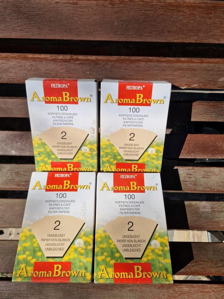 AromaBrown ongebleekte koffiefilters maat 2, Ophalen of Verzenden