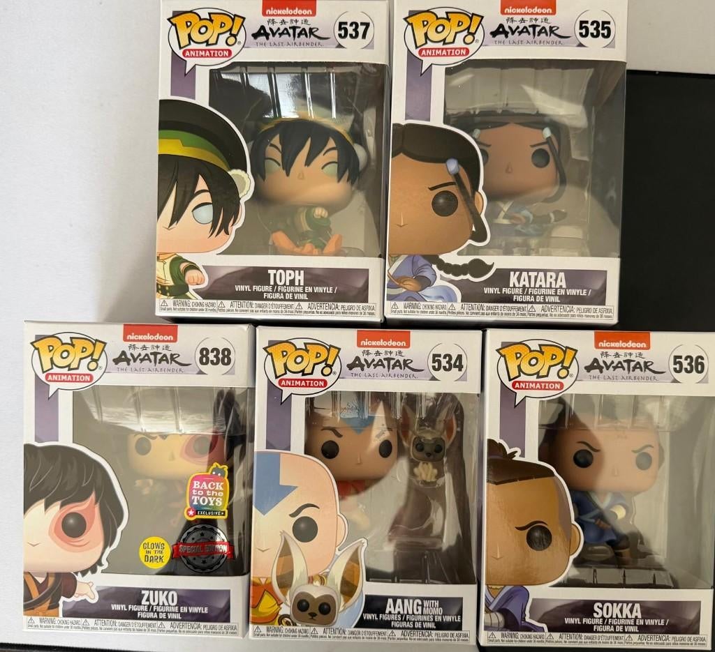 Funko pop The last Airbender, Verzamelen, Poppetjes en Figuurtjes, Verzenden
